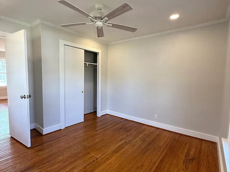 Bedroom 2 of 2. Large closet and ample natural lighting.