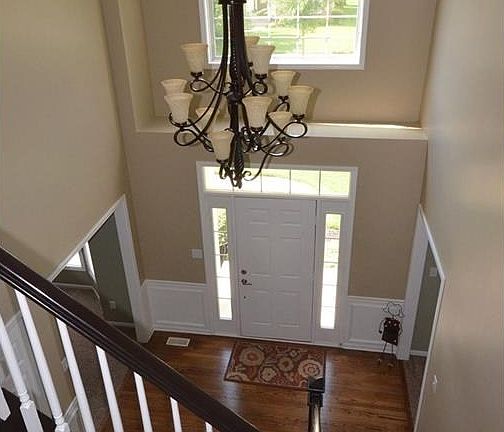 Upstairs view of entry