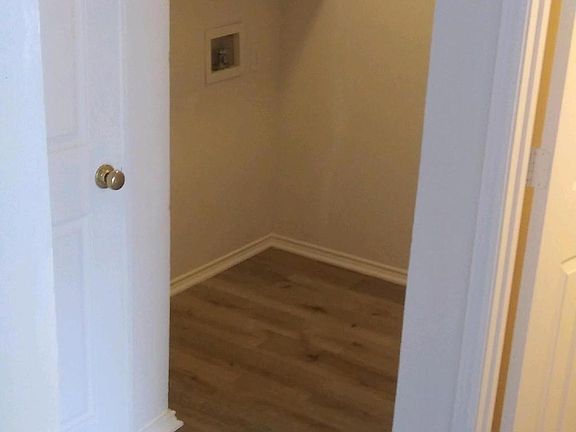 Laundry room and storage closet