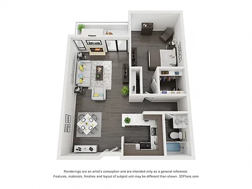 Floor plan Studio