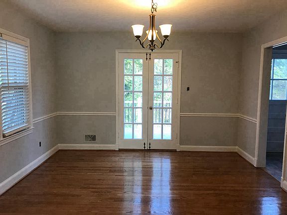 Dining room with access to deck