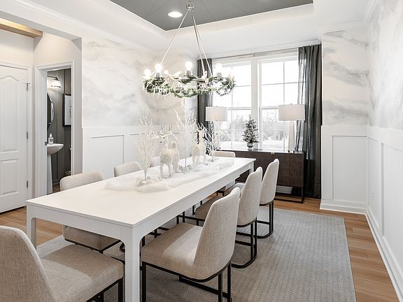 Dining Room with Space for an Eight Person Table