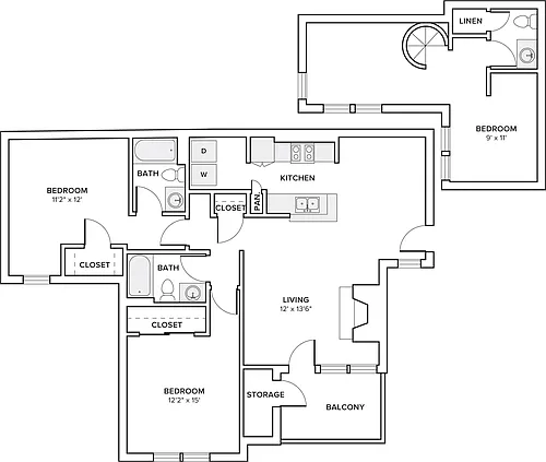 Floor plan C01