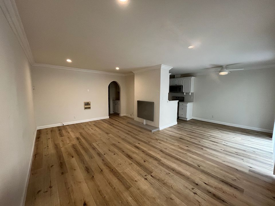 Open concept living and dining area