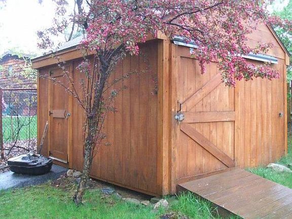 Stick Built Storage Shed