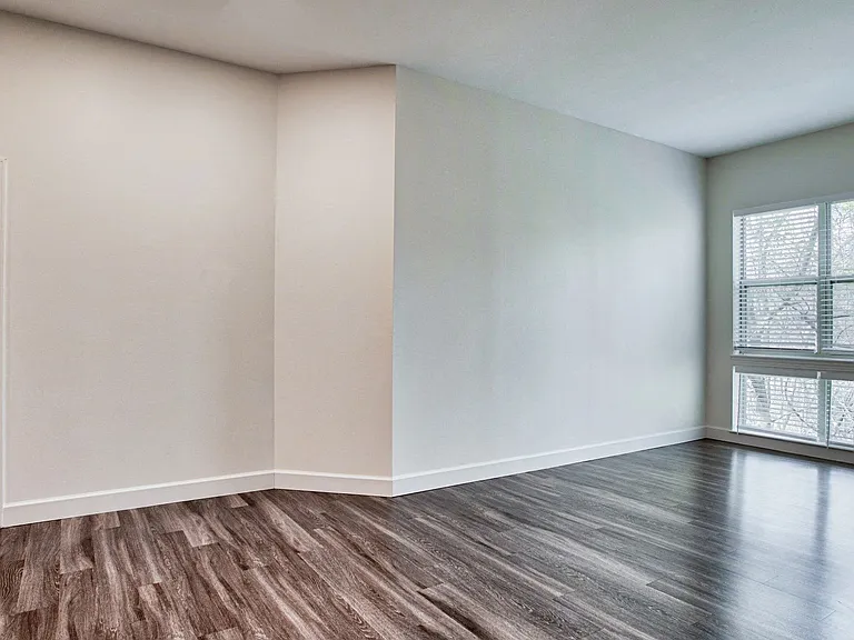 Open concept living and dining area