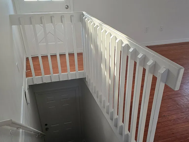 View Of Stairs From Family Room.