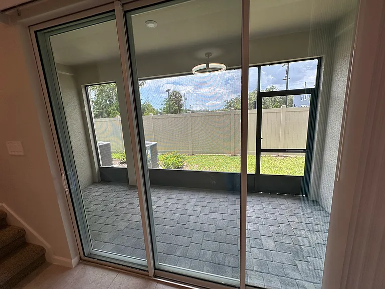 Covered Patio with Paved Flooring