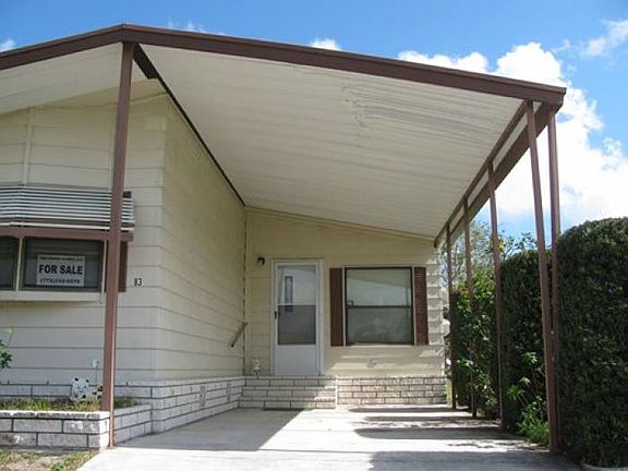 Carport entrance