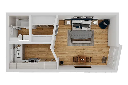 Floor plan Studio