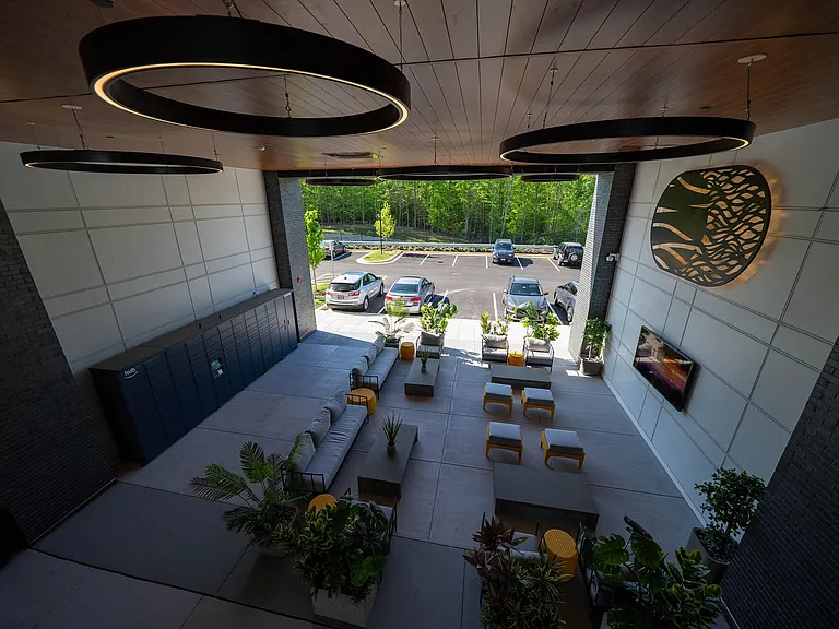 Breezeway and Amazon Lockers