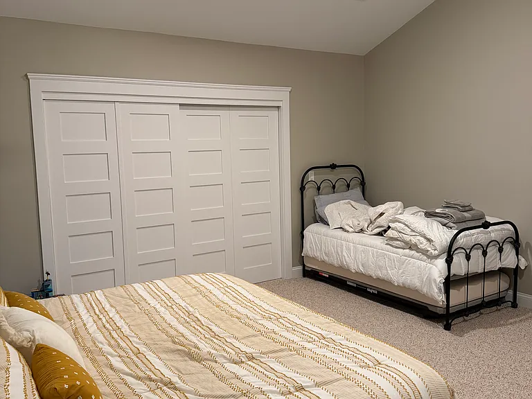 Daybed and trundle and oversized closet
