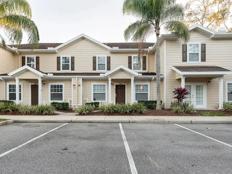 This is the front of the house, with plenty parking spots.