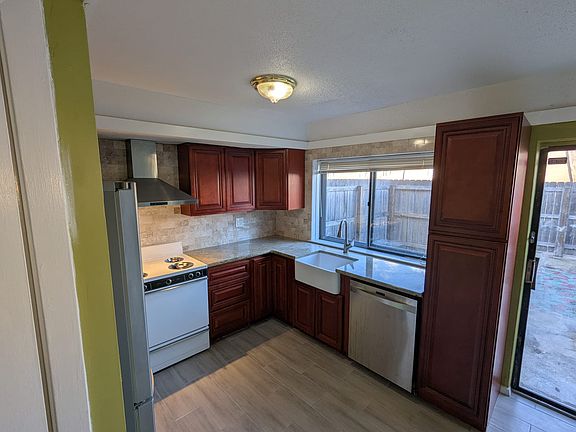 Looks out to your private patio