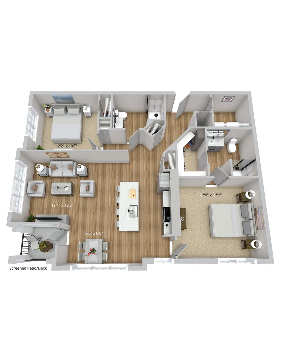 Floor plan Miller 2.2