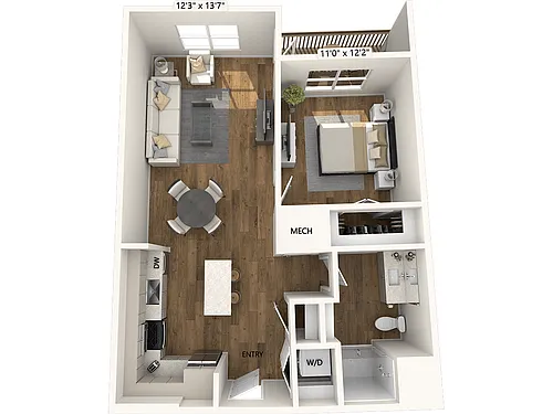 Floor plan A5-767sf-FinishIV-2