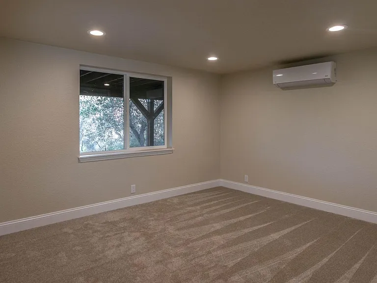 Bedroom, overlooks large backyard