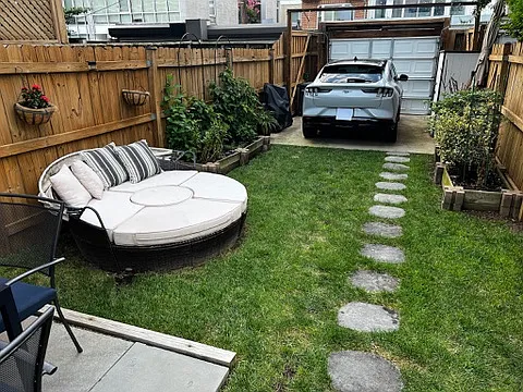 Backyard with Private Parking
