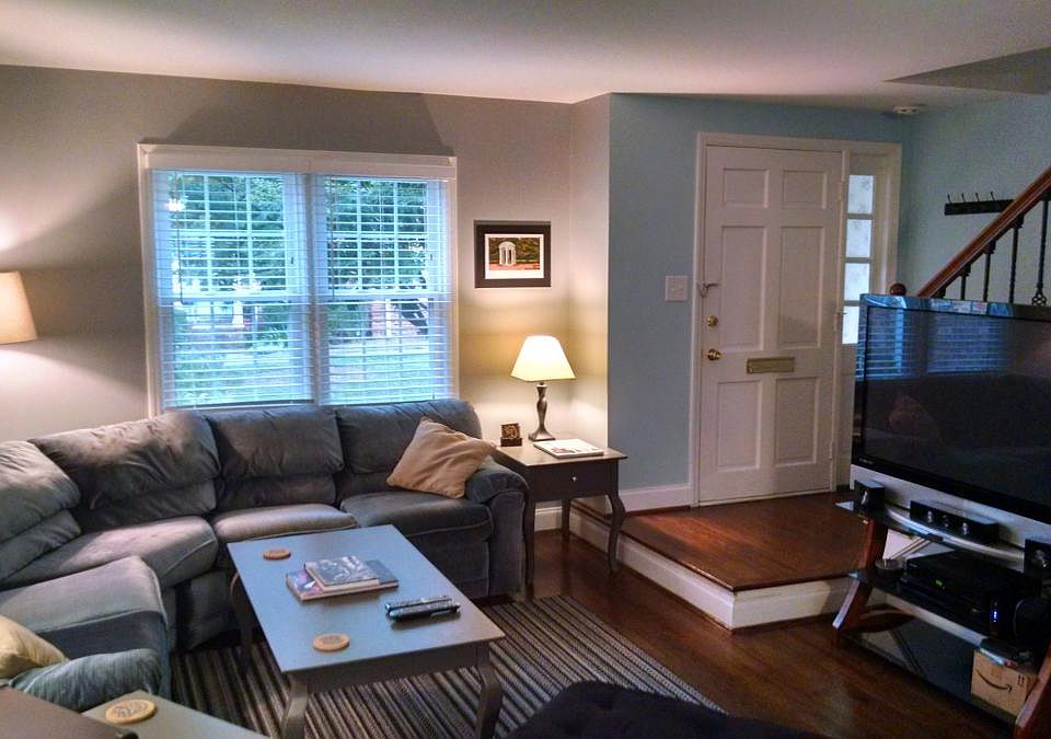 Living Room overlooks courtyard