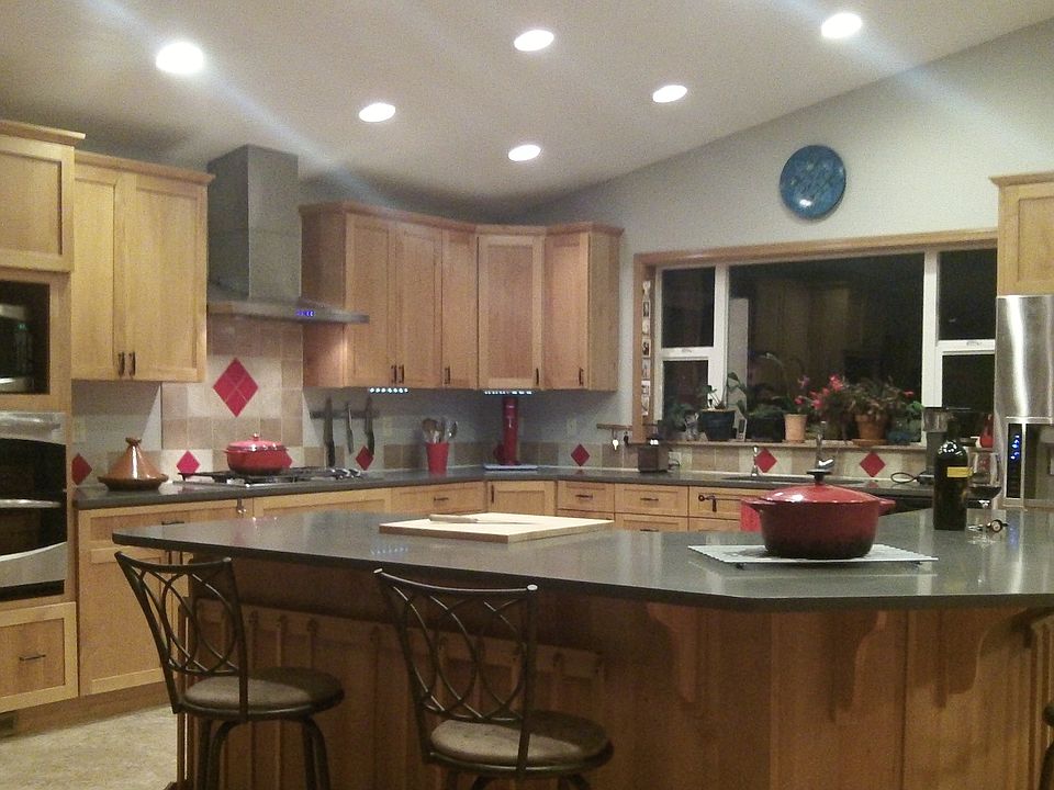 Kitchen view from living rm.