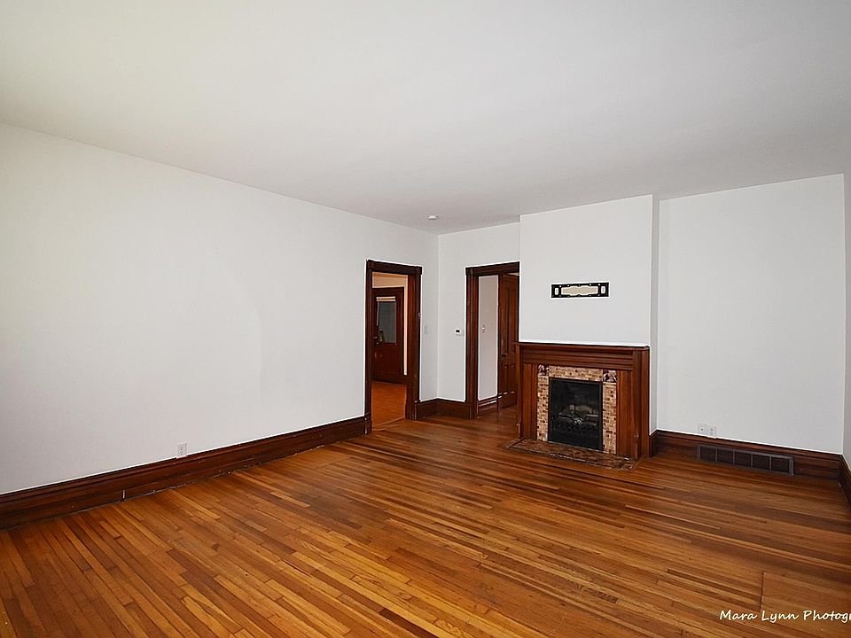 Original hardwood floors and 19th century woodwork