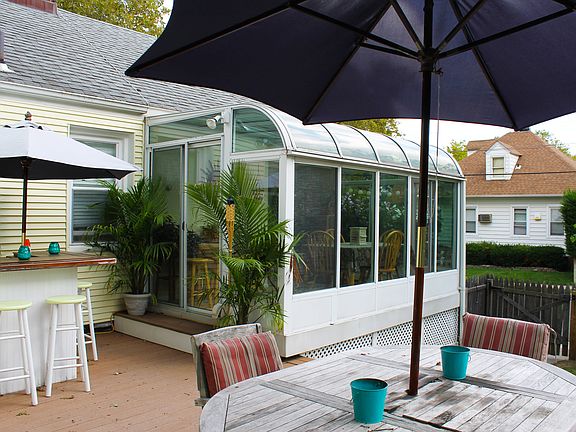 sun porch opens to deck