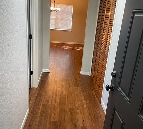 Hallway from back door