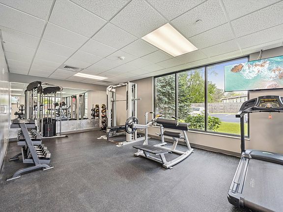Stay active in the fully equipped fitness center at University Hills Apartments near the University of Toledo.