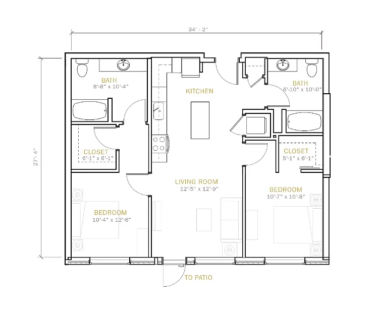 Floor plan C1.A