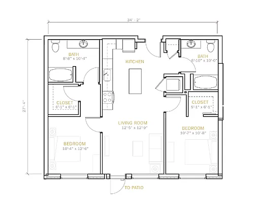 Floor plan C1.A