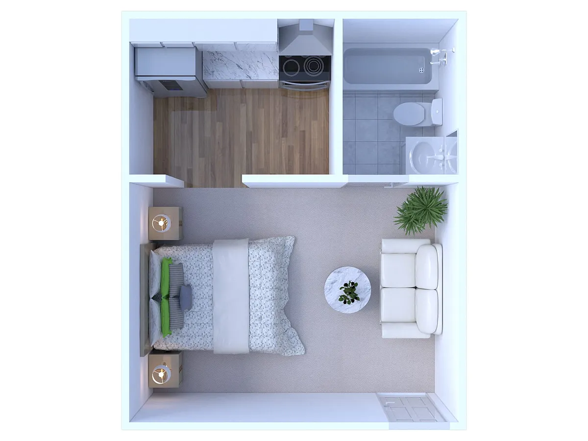 Floor plan Studio | Classic (CG)