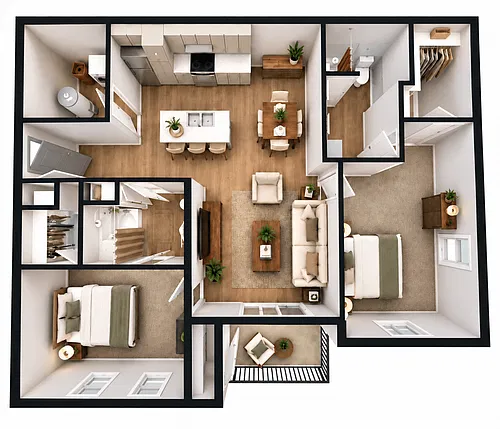 Floor plan The Village - Spire