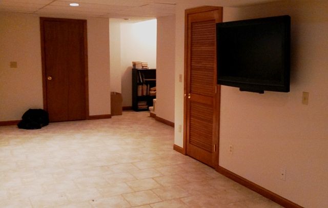 Finished basement 