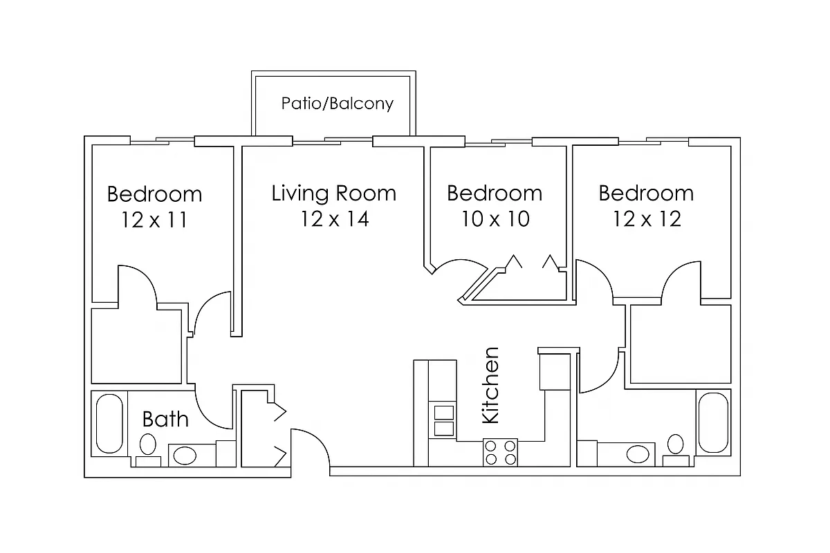 Floor plan C1