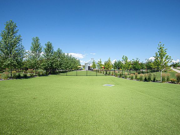 Expansive neighborhood park next to the pool