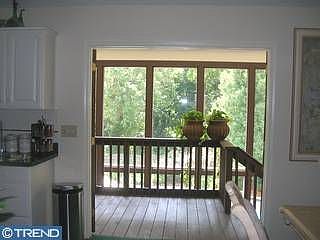View out to Deck
