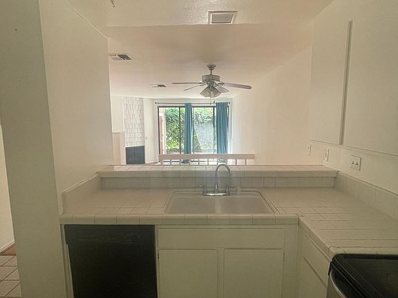 Kitchen seamlessly transitions into the dining area and living area