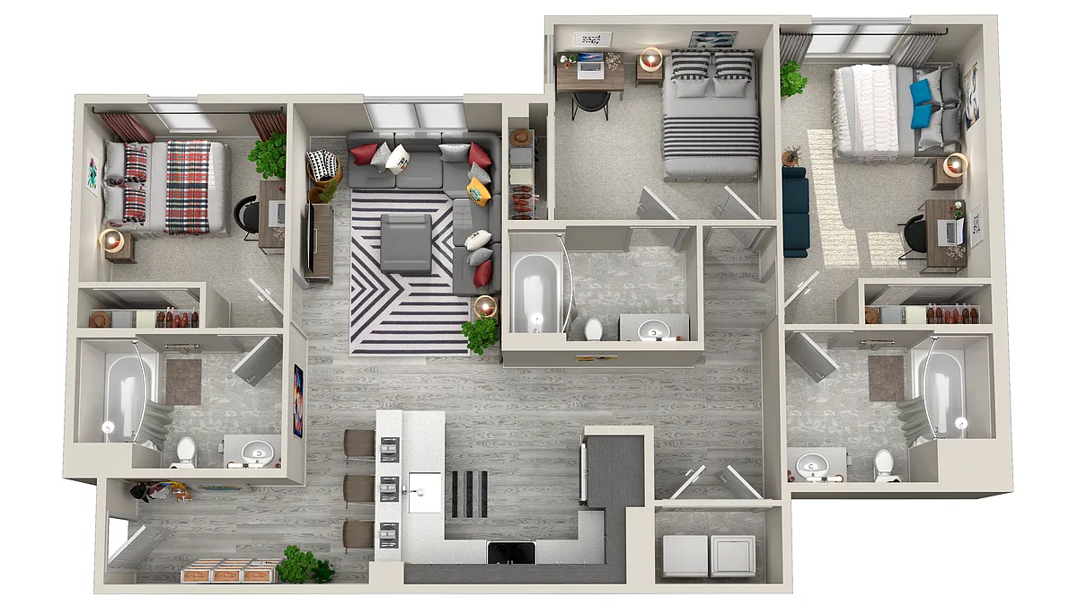 Floor plan 3X3 A
