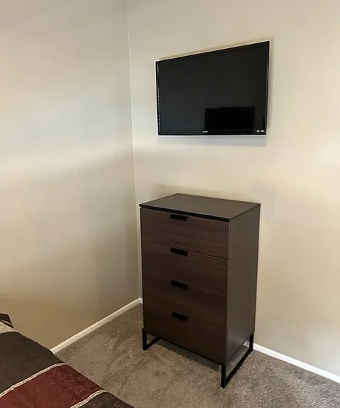 2nd bedroom smart tv and dresser