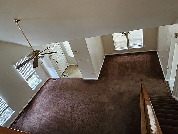 Overlook to living room.
