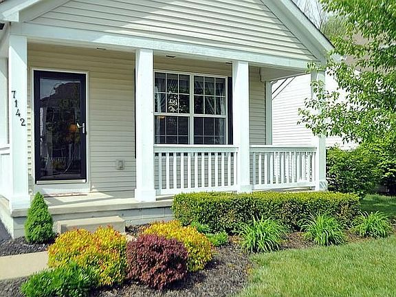 Picture perfect front porch.