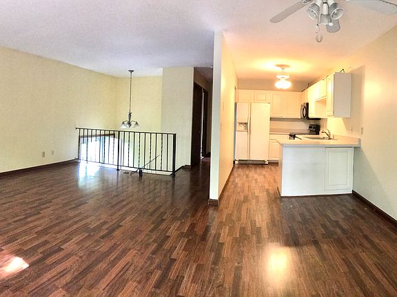 open kitchen to the living room