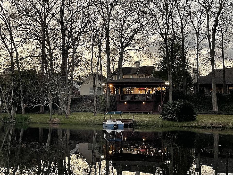 Backyard View From Pond