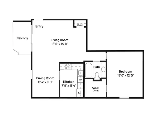Floor plan The Finch