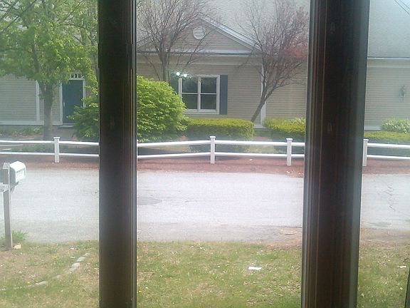 Bay window from inside home