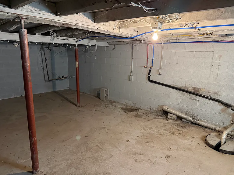 Basement with Washer and Dryer hook up