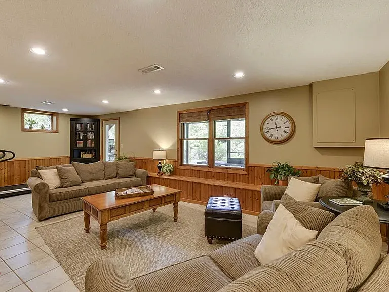 Walk-out finished basement with full bathroom