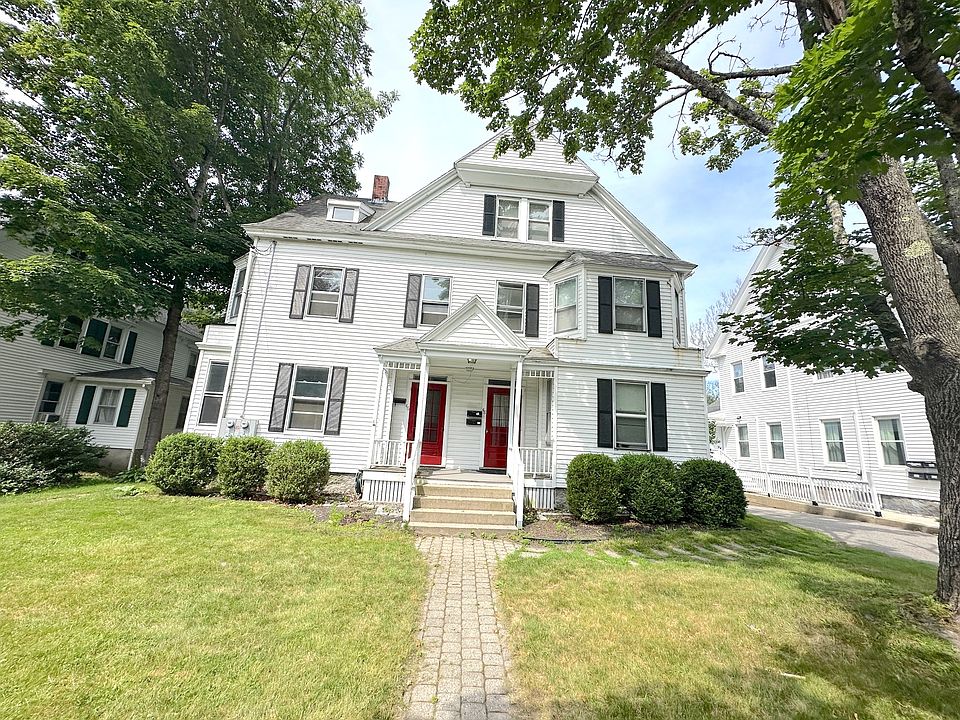 The unit is on the left side of the house.
