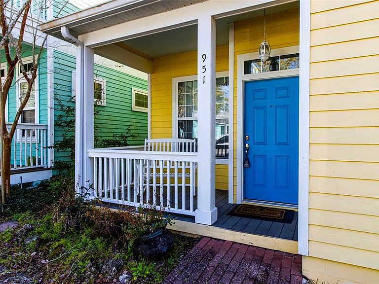 Stunning Yellow House Teal Shutters Combination - See Why It's the ...