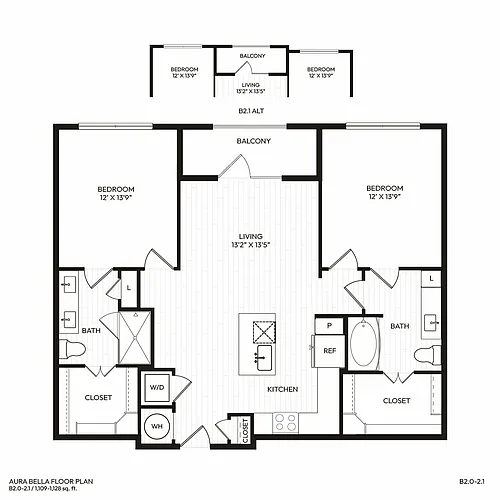 Floor plan B21